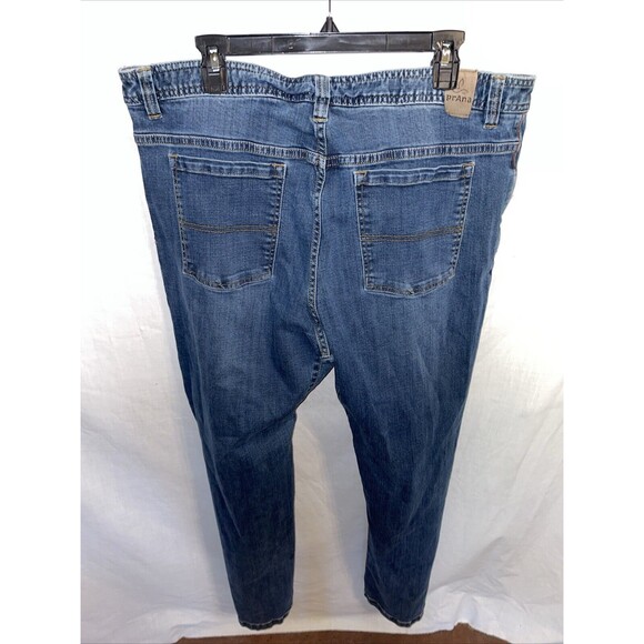 Prana Men’s Straight Jeans Size 40x34 Blue Western Rodeo Cowboy Zip Fly Rise 12 - Picture 8 of 12